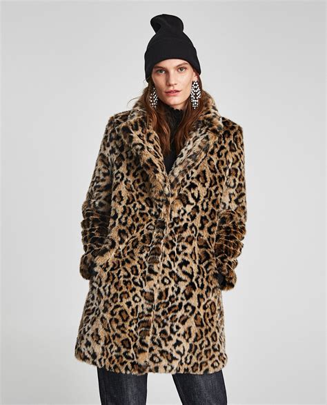 leopard coat for women|leopard print coat zara.